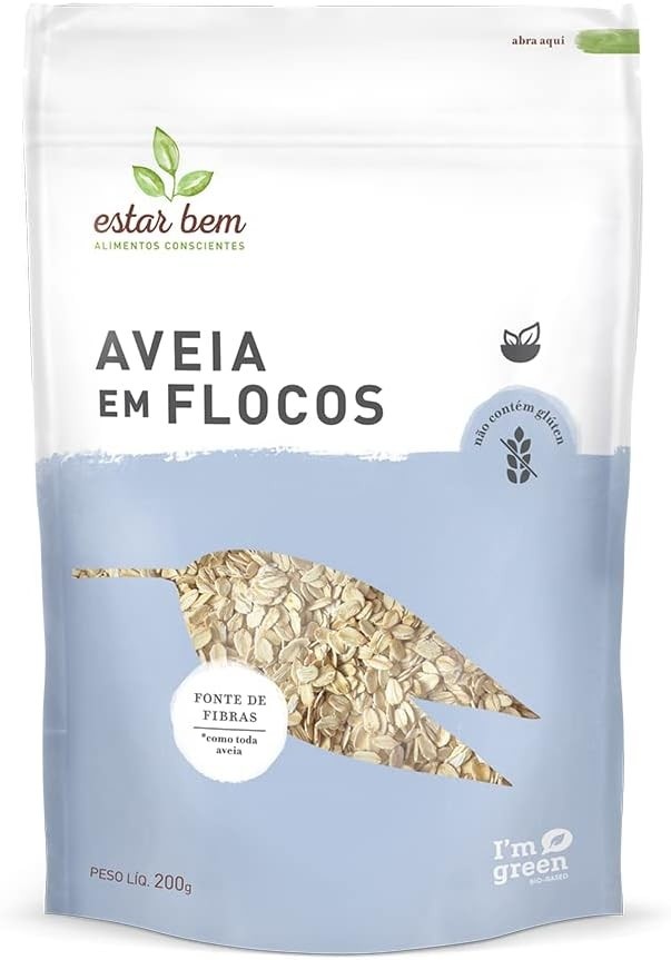 Estar Bem Aveia Em Flocos Sem Glúten 200G