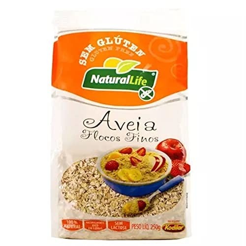 Aveia em Flocos Finos Natural Life - Sem Glúten - 250g