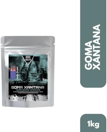 QUIMIVIDA Goma Xantana Sem Glúten 100% Pura 1kg Quimivida – Espessante Alimentar