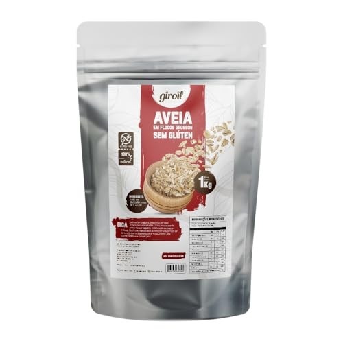 Aveia em Flocos Grossos Sem Glúten 1 Kg