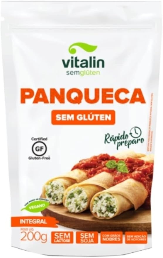 Vitalin Sem gluten Mistura P/Massa De Panqueca Integral S/Glúten Vitalin 200G