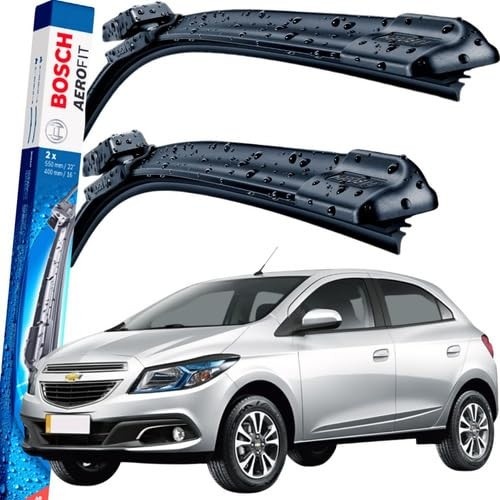 Kit Palhetas Limpador Parabrisa Bosch Original GM Prisma Onix 2013-2018