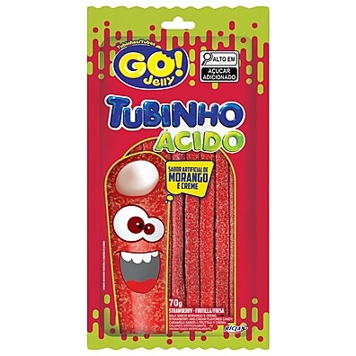 GO! Jelly Tubinho Ácido: Explosão de Sabor!