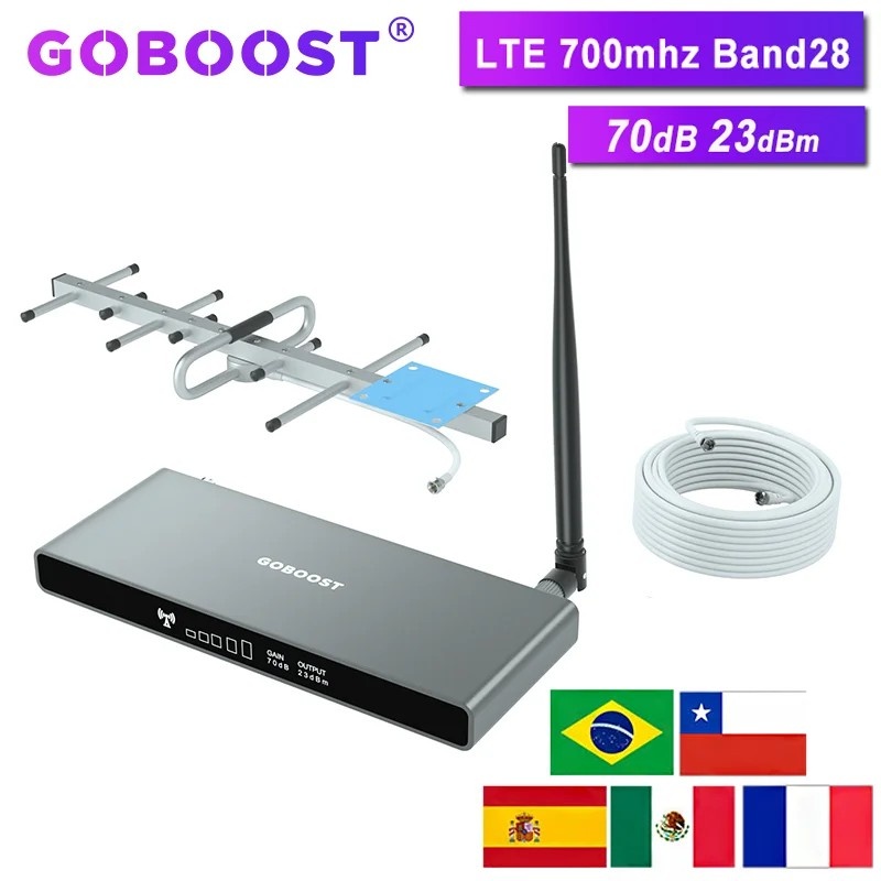 GOBOOST 70dB: Amplificador de Sinal 4G Potente