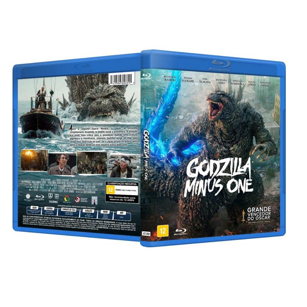 Godzilla Minus One Blu-ray: Ação DUB/LEG Premium!