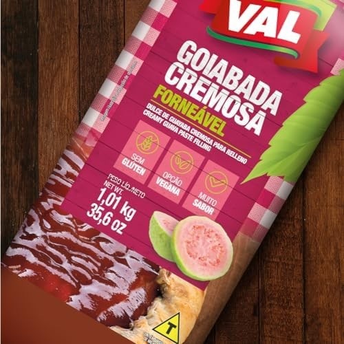 VAL Goiabada Cremosa Forneável 1 01Kg Val Alimentos