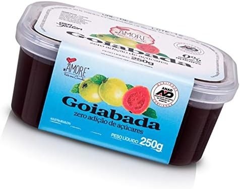 Goiabada Lisa de Corte Zero Adição de Açúcares - RB Amore - 250G