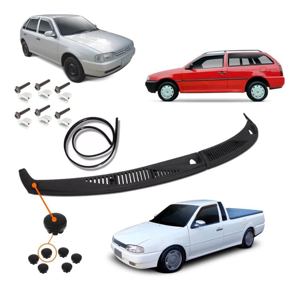 Churrasqueira Grade Parabrisa Gol G2 Bola 95-99: Kit Completo para seu Carro!