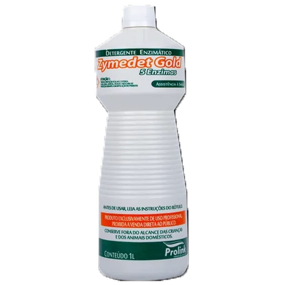 Detergente Enzimático 5 Enzimas 1L Zymedet Gold - Limpeza Profunda e Eficaz