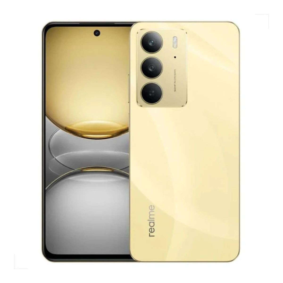 Celular Realme C75 Gold: 8GB RAM, 256GB Armazenamento e NFC para Conexão Total