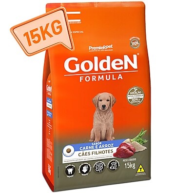 Golden Filhote: Nutrição Premium para um Crescimento Forte