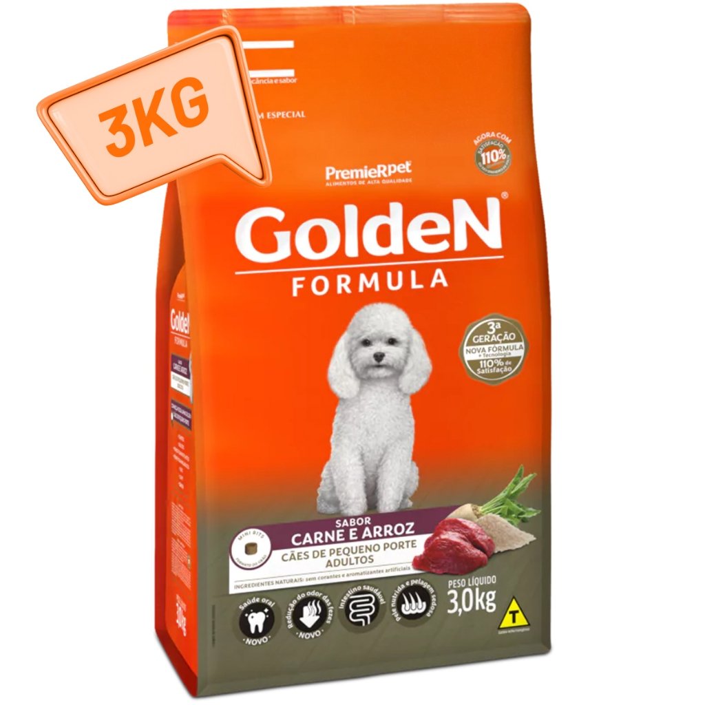Golden Formula Mini Bits: Nutrição Premium para Cães Adultos