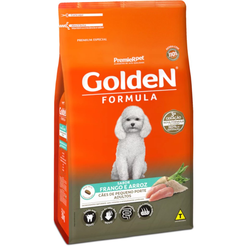 Golden Formula Raças Pequenas: Nutrição Premium!