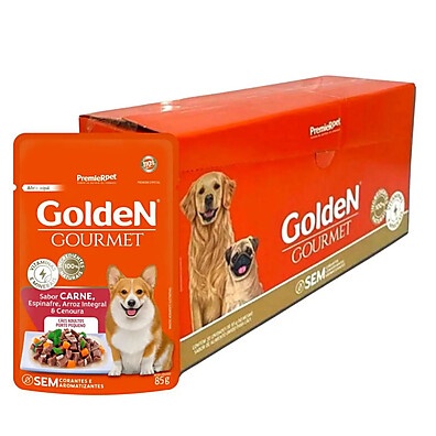 Golden Gourmet: Ração Úmida para Cães Pequenos