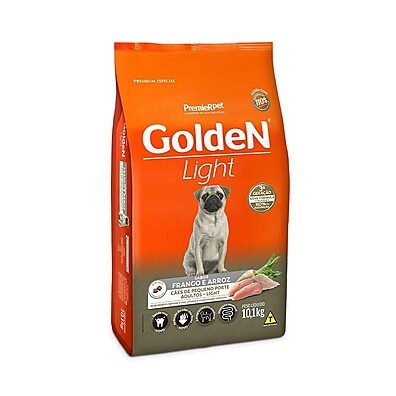 Golden Light: Ração para Cães Pequenos em Dieta