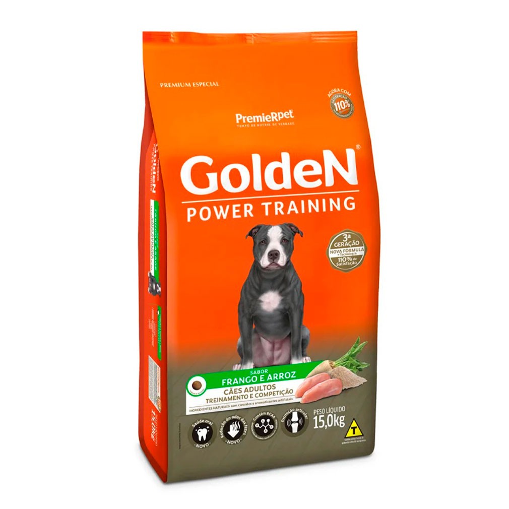 Golden Power Training: A Ração para Cães Atletas
