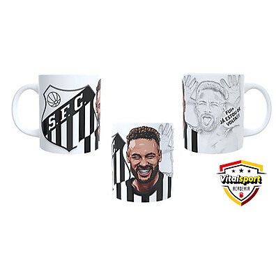 Caneca Santos FC: Celebre a Paixão em Cada Gole!