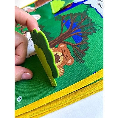 Livro Infantil Bíblico Interativo - Davi e Golias