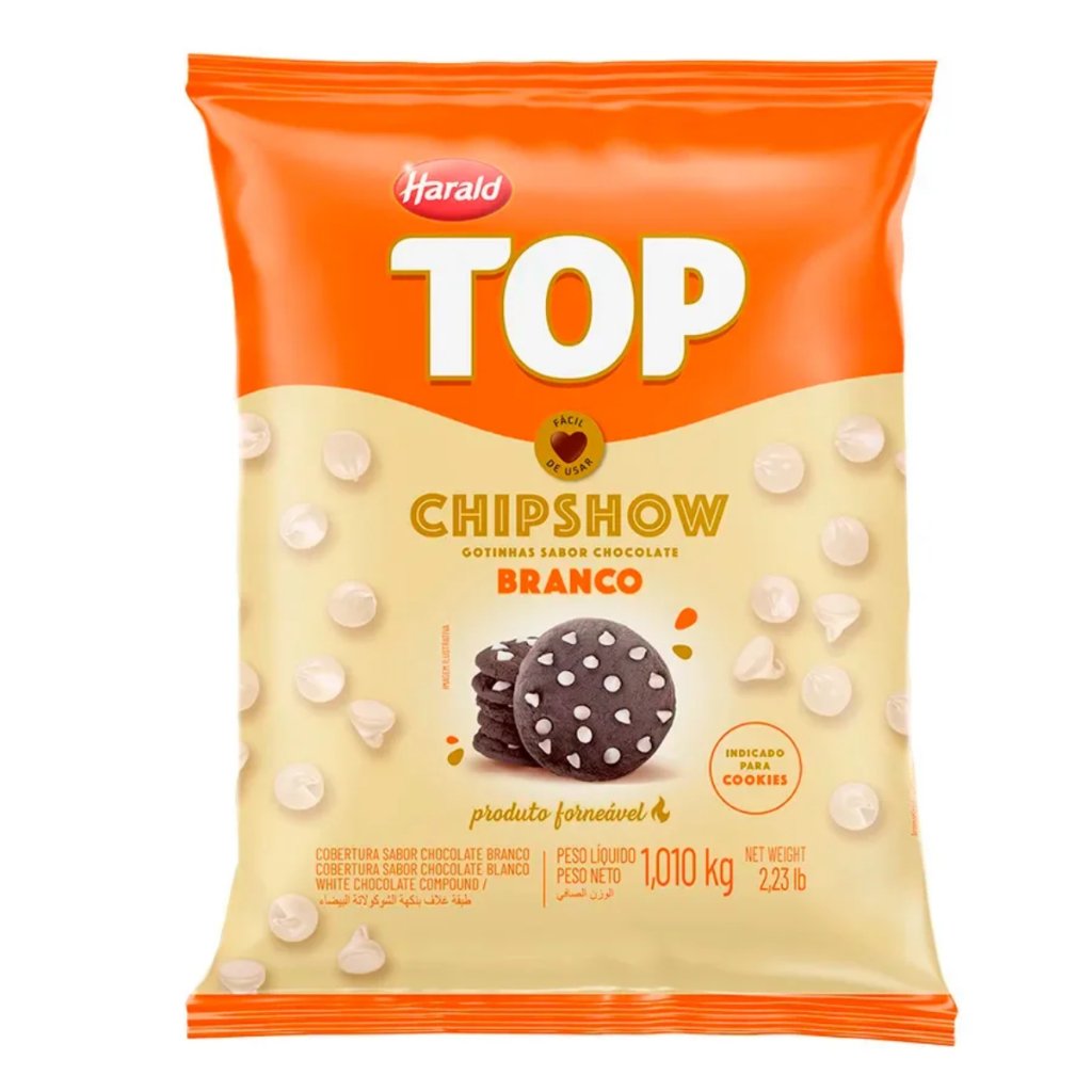 Gotas de Chocolate Branco Harald: Sabor e Versatilidade!