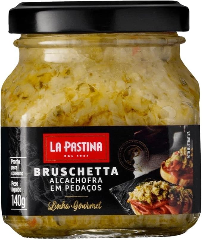 Bruschetta Gourmet Alcachofra Em Pedaços La Pastina 140G