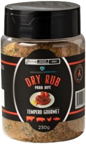 Inteligente Primme - Tempero Gourmet para Bife 230g, Mistura Seca de Especiarias e Ervas, Realça Sabor Natural da Carne