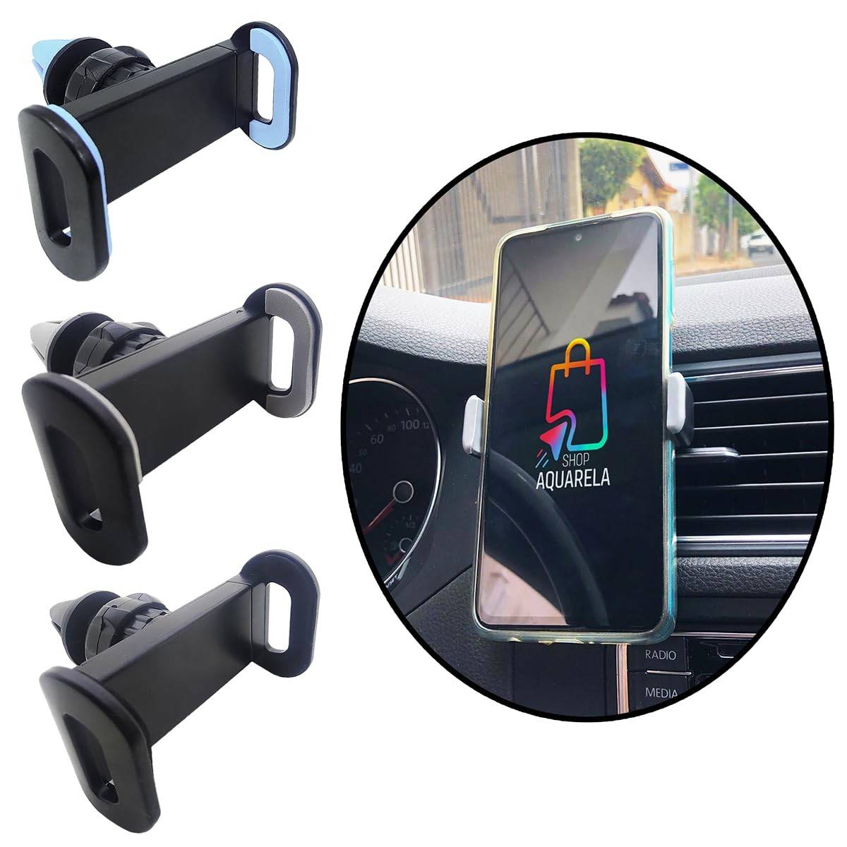 Suporte Veicular Universal para Celular: GPS e Chamadas Seguras no Carro