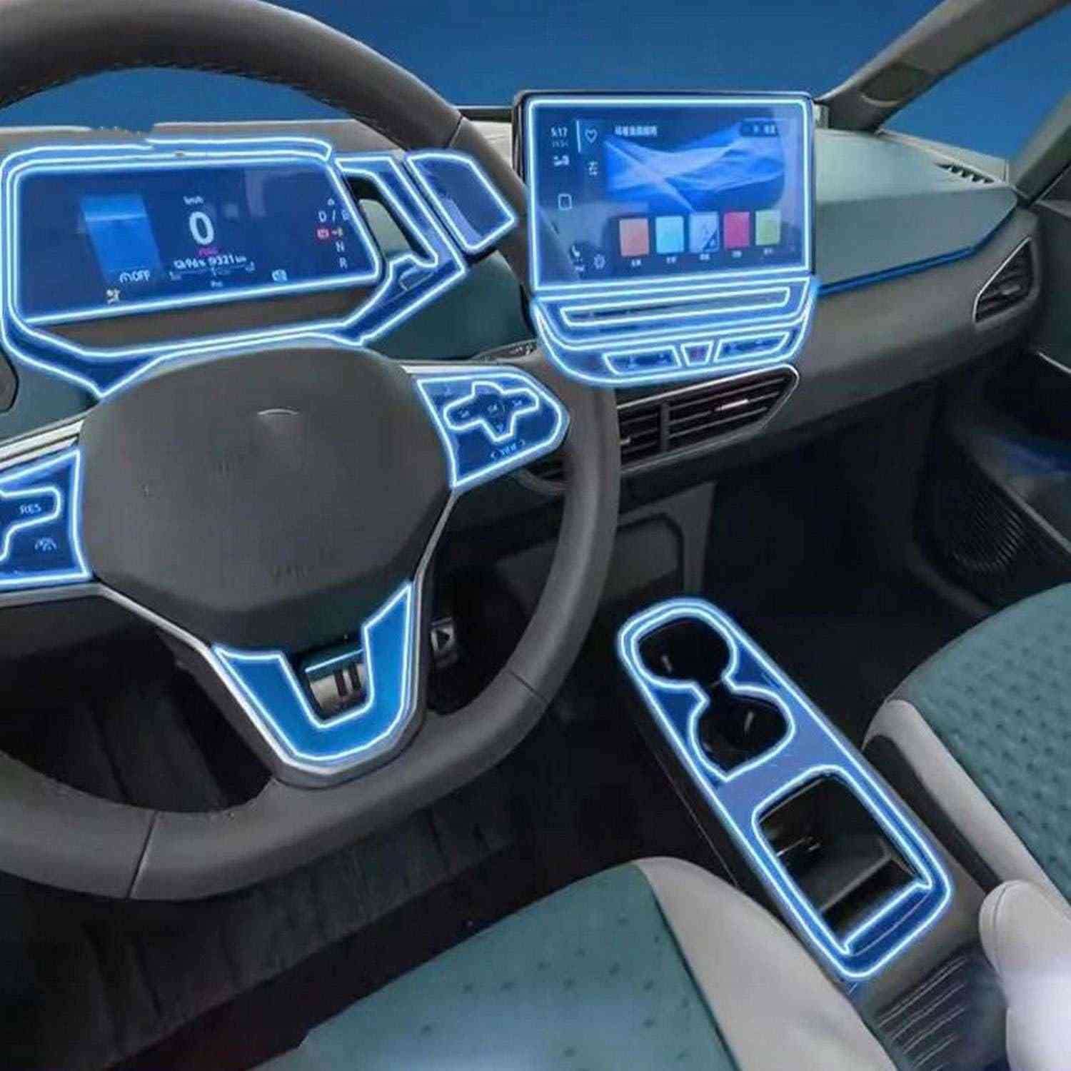 Proteção Premium para Tela GPS Volkswagen ID.3 2019-2024: Anti-Risco e Anti-Impacto
