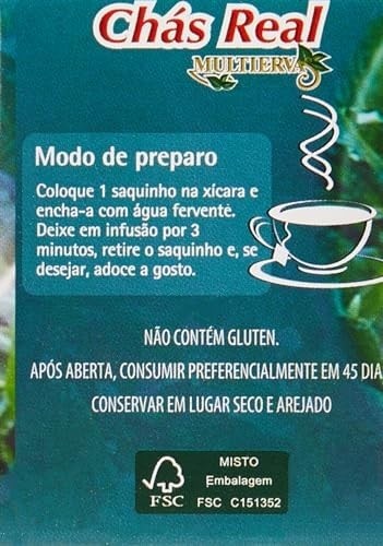 CHÁS REAL Real Multiervas Carqueja 1 0 Gr