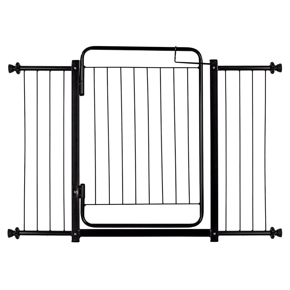 Portão de Segurança Sua Casa Top Grade 129/134cm - Proteção Confiável para Pets e Crianças (Preto)