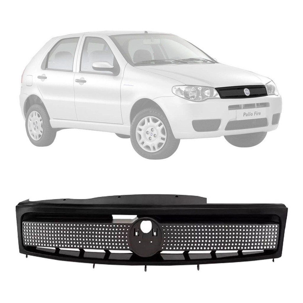 Grade Dianteira Fiat Palio Preto: Moderna e Resistente