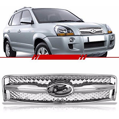 Grade Dianteira Hyundai Tucson 2005-2008 Cromada
