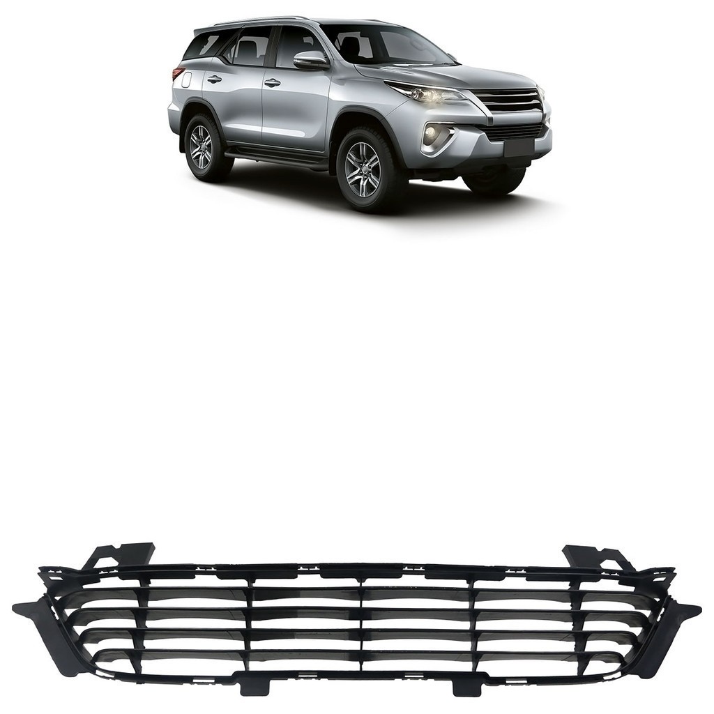 Grade Frontal Hilux SW4: Preto Liso e Resistente