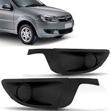 Grade Moldura Milha Fiat Siena EL 2013-2016: Com e Sem Furo