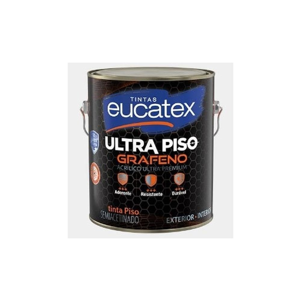 Eucatex Ultra Piso Grafeno Preto 3,6L - Proteção Avançada com Tecnologia de Grafeno