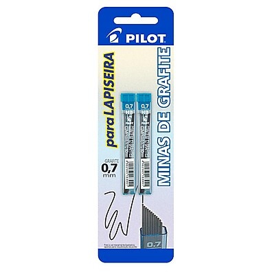 Grafite 0.7mm HB Pilot: Sua Escrita Mais Suave!