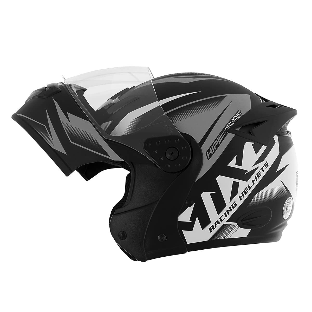 Capacete MIXS Gladiator Grafite Unissex Adulto - Segurança e Estilo Certificado INMETRO