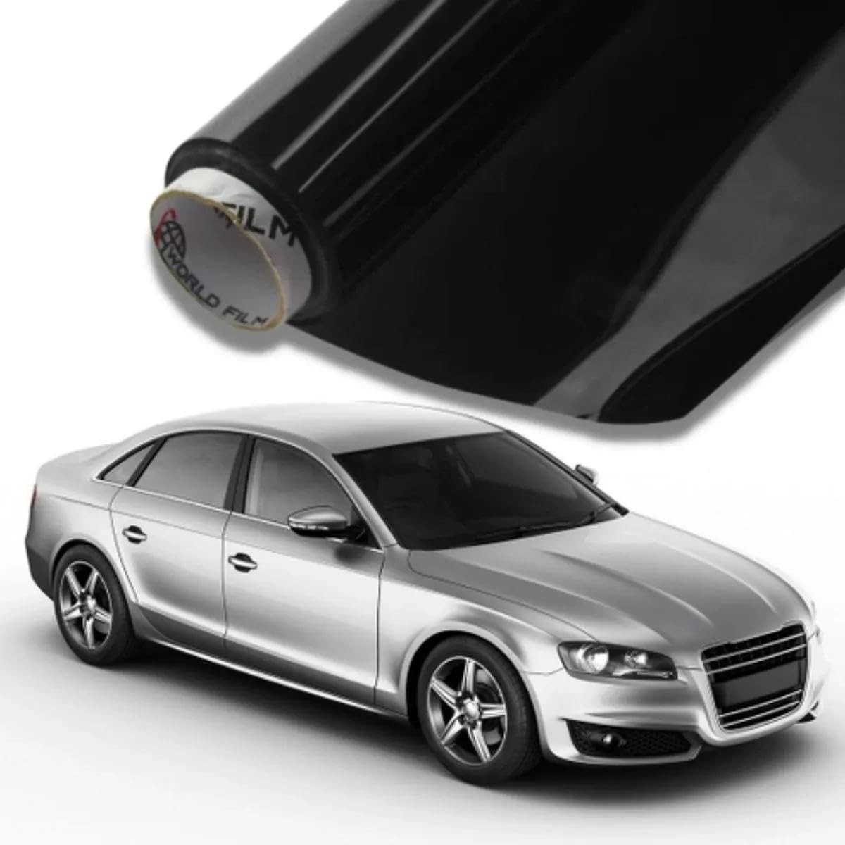 Insulfilm Tintado Grafite G20 51CM - Proteção Solar e Estilo para Seu Carro