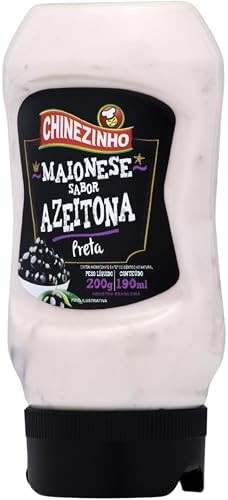 Chinezinho Maionese Sabor Azeitona Preta 200 Gramas