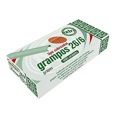 Grampo Cobreado 26/6: 5000 Unidades ACC