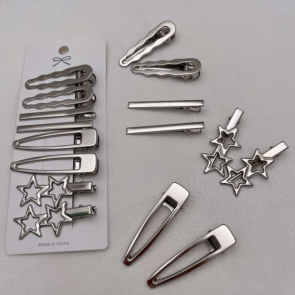 grampos-y2k-8-pcs-prata-geometria