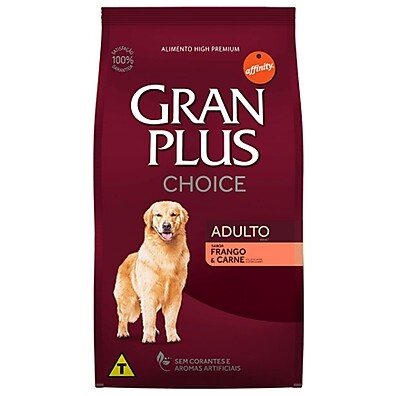 Gran Plus Choice: Ração Completa para Cães Saudáveis