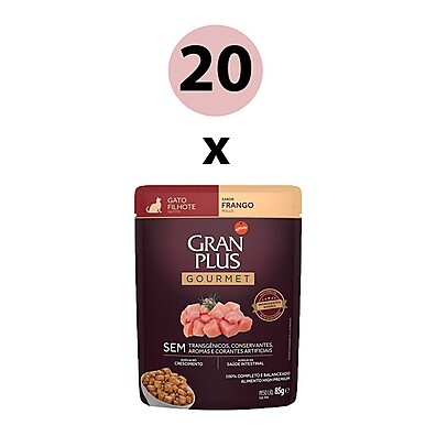 Gran Plus Gourmet: Ração Filhote de Frango Irresistível!