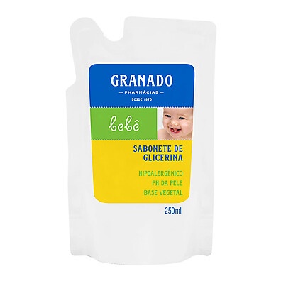 Granado Bebê: Sabonete Líquido Glicerina Refil 250ml