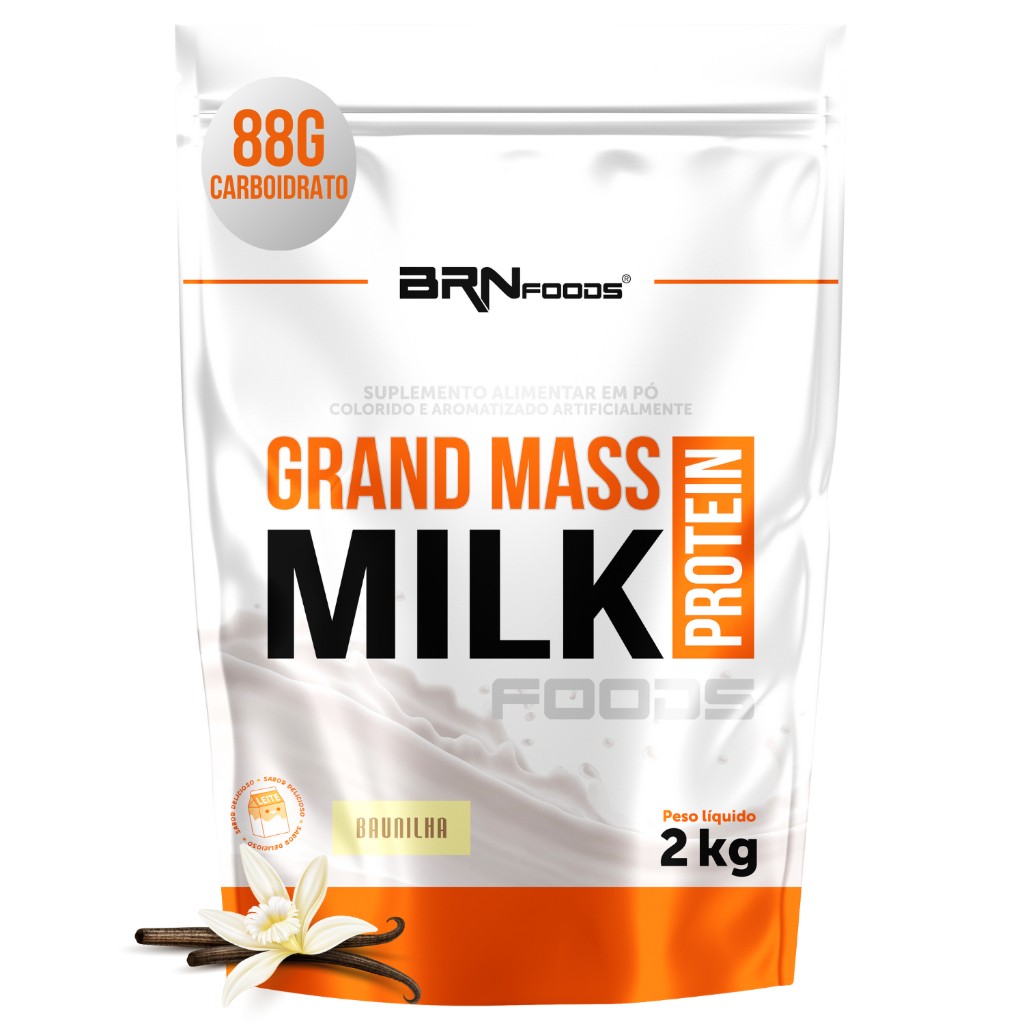 Grand Mass Milk Protein: Hipercalórico Sem Soja para Ganho de Massa