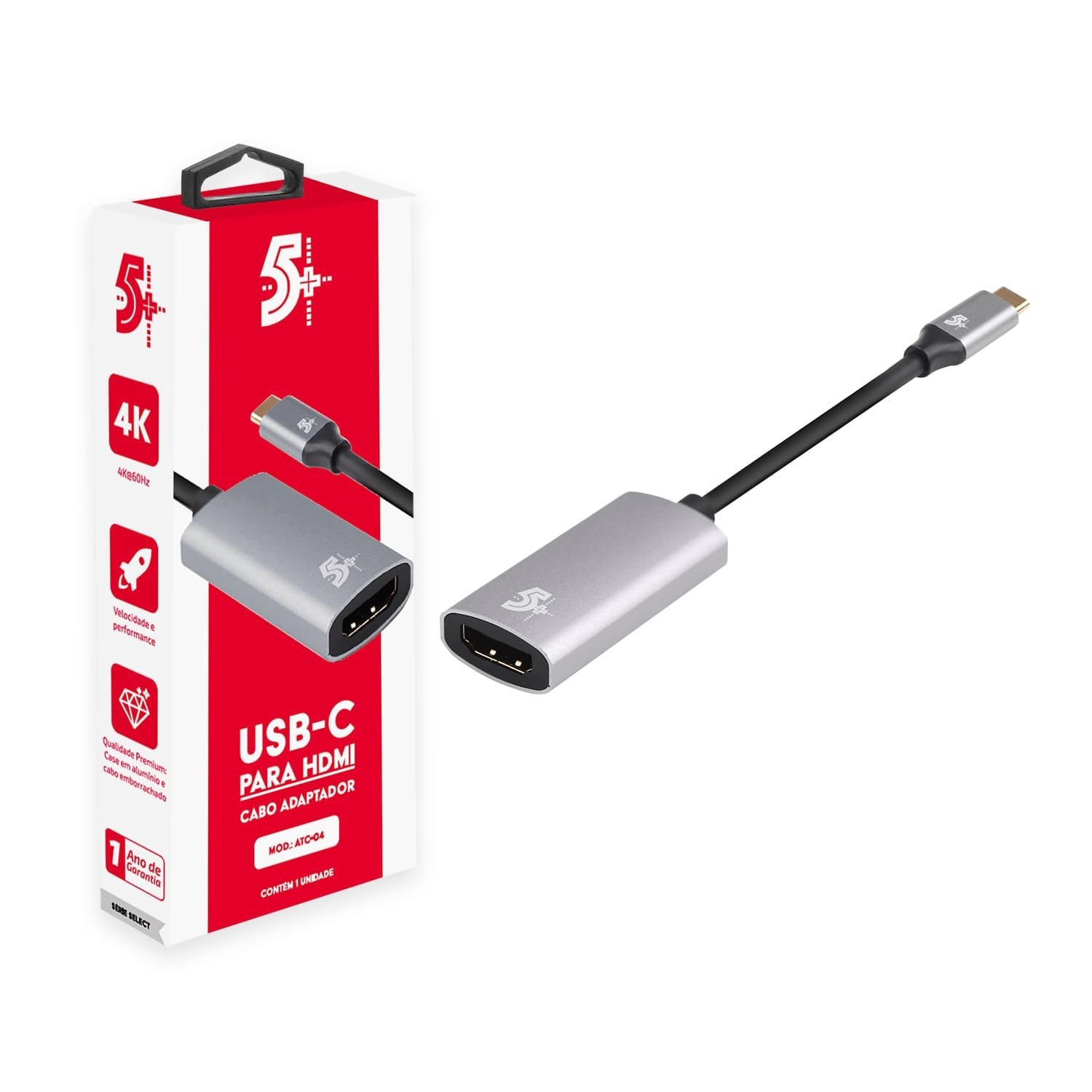 Adaptador USB-C para HDMI 4K 60Hz FKMEA: Imagens Incríveis na Sua Tela Grande!