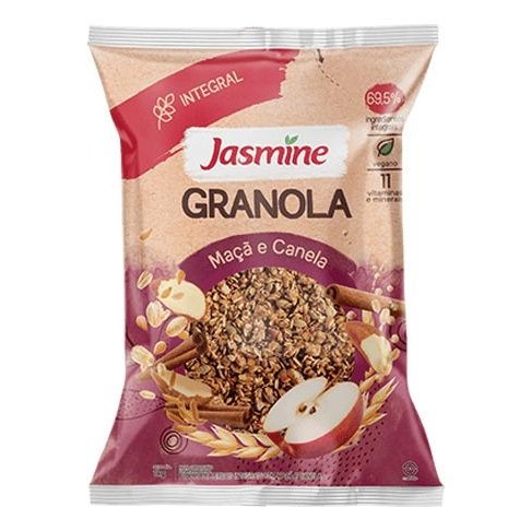 Granola Jasmine Maçã e Canela: Energia e Sabor!