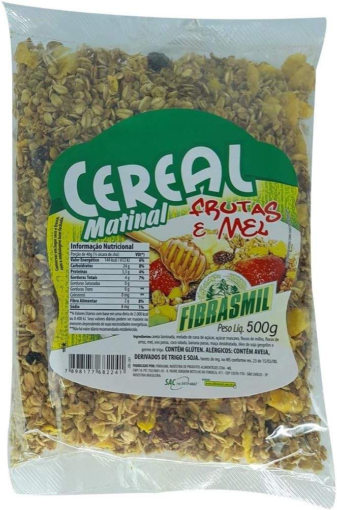 Granola Cereal Matinal Frutas e Mel Fibrasmil 300g