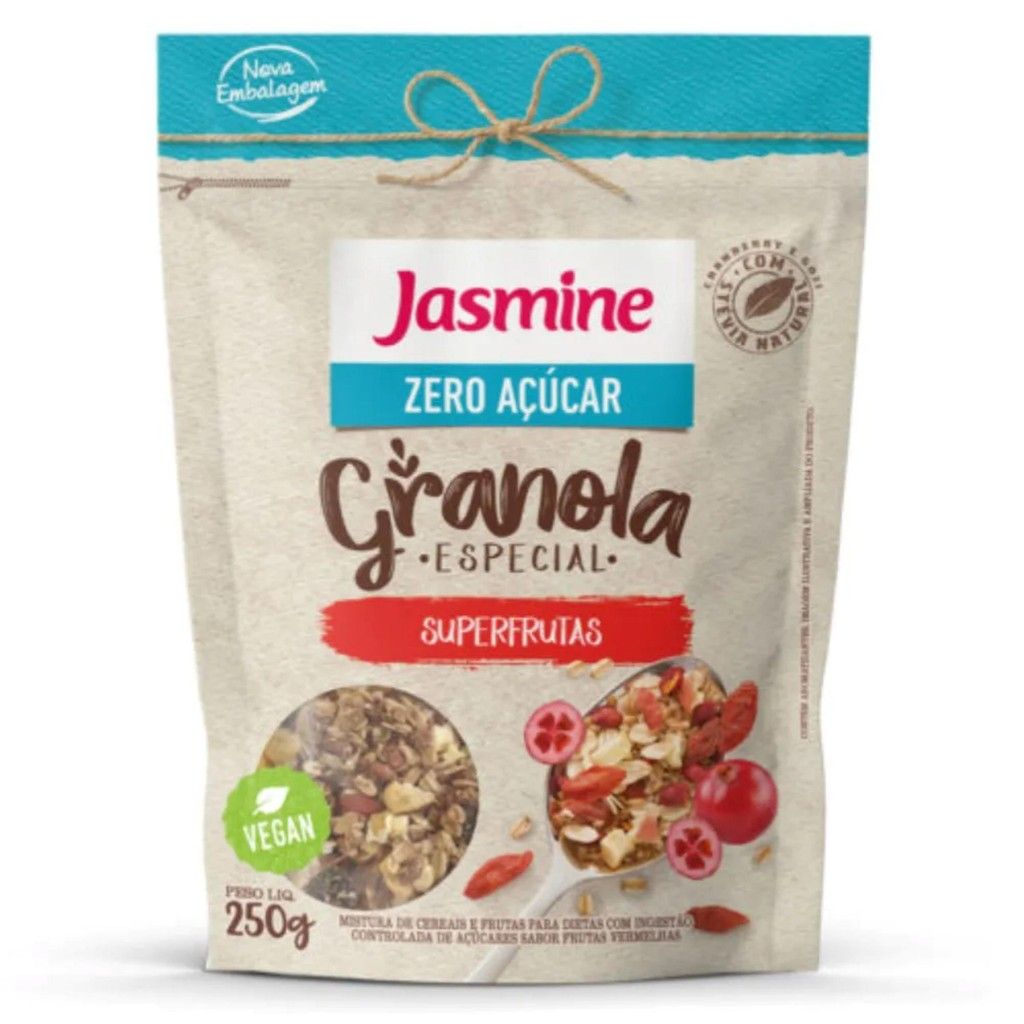 Granola Zero Açúcar Jasmine: Sabor e Saúde!