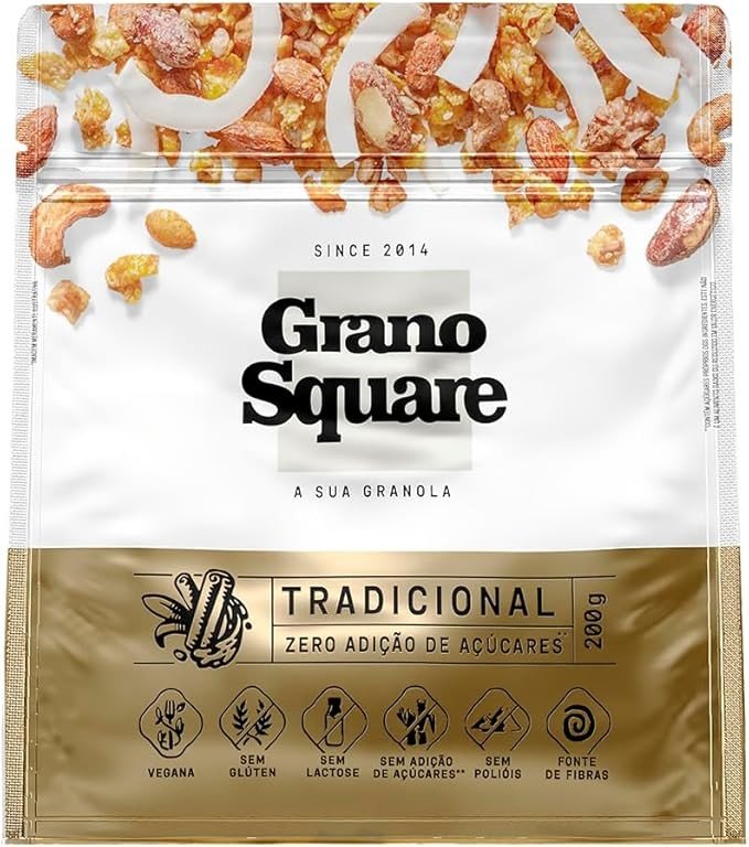 Granola Premium Zero Açucar GranoSquare 200g