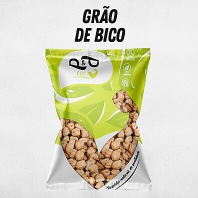 Grão de Bico 100% Natural 500g – P&P Fit